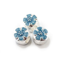 Бусины металлические с эмалью арт.PN-C179 10х12мм, in &Oslash; 5мм