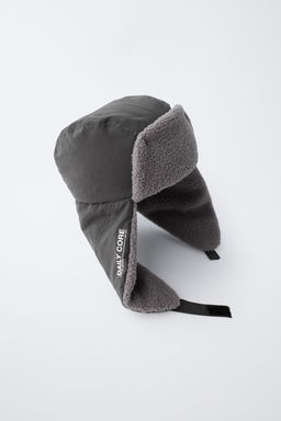 TECHNICAL FAUX SHEARLING CAP - Zara фото 3