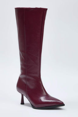 Siyah Kroko Sivri Burun Ince Topuklu Kad?n CizmeTAKAW26CZ00010 - Trendyolmilla фото 7