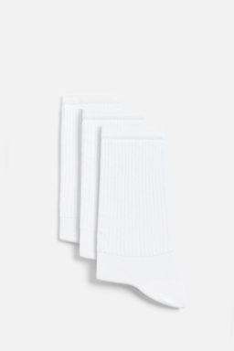 3-PACK OF BASIC RIBBED SOCKS