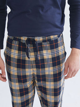 Standart Kal?p Ekose Erkek Pijama Alt