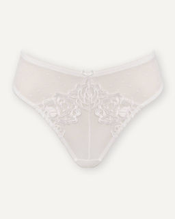 Трусы-бикини молочного оттенка