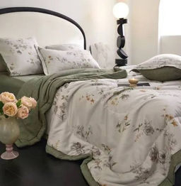 Одеяло Mency двухстороннее с простыней и наволочками ODMENHD13 2 спальный