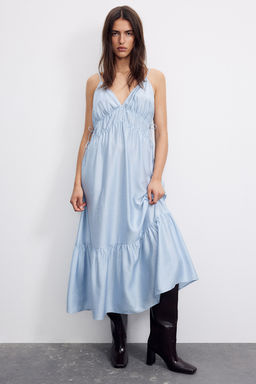 Maxivestido con cordon de ajuste - H&m фото 3