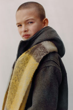 WOOL BLEND DUFFLE COAT - Zara фото 11