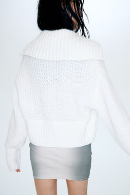 Cardigan con cuello y cremallera - H&m фото 4