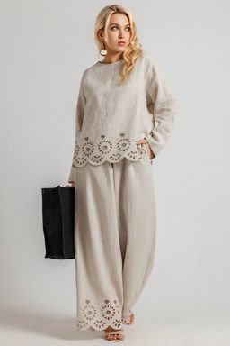 Брюки женские Б360809/01/Бежевый