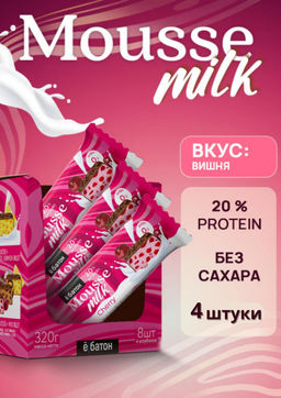 Десерт Mousse (Десерт Мусс) Cherry (вишня) под ТМ Ё|батон, 40 г