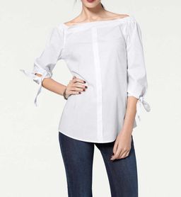 Блузка, белая