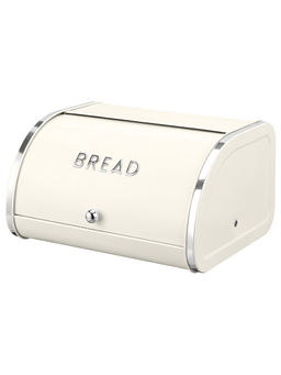 Хлебница 30*26*17,5 см "BREAD" молочная, металл