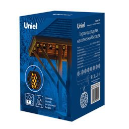 USL-S-120/PM2000 FIRE BALLS Садовая гирлянда на солнечной батарее Огненные шары. 80 светодиодов. Эффект пламени. 1*АА Ni-Mh аккумулятор в/к. IP44. TM Uniel - Volpe фото 8
