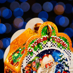 Цена за 10 шт. Подарочная коробка Дед Мороз 11,1 х 5,8 х 20,5 см - Simaland фото 5