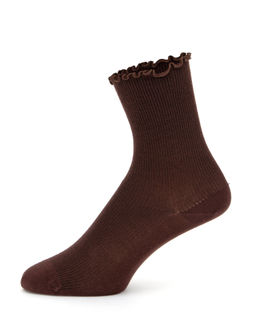 Kad_n Kahverengi Soket _orap