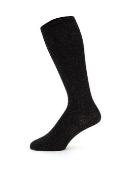 Kad_n Siyah Uzun _orap