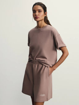 Трикотажные шорты с эластичным поясом / Zarina