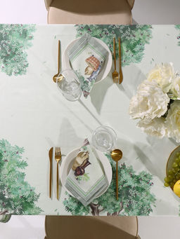 Набор кухонный «Этель» Olivia, скатерть 220×145 см ± 3 см, салфетки 40×40 см-12 шт., 100% хлопок