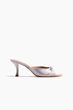 Sandalias de tac?n con lazo decorativo