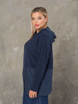 Блузка 1440 темно-синий - Novita фото 3