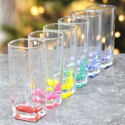 Набор стаканов STERLING RAINBOW 330мл высокий 6шт