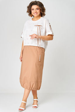 Костюм Aira Style 24122 молочно-бежевый