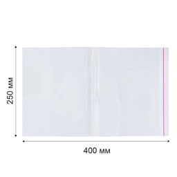 Лео Учись Обложка универсальная для учебников, прописей с клеевым краем LNNPP-04 70 мкм ( 250 х 400 мм) 5 шт. прозрачный