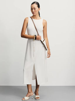 Юбка миди на декоративных пуговицах / Zarina