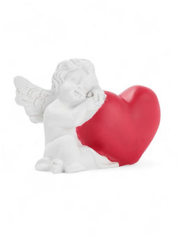Фигурка полистоун Ангел с сердцем Валентин, 4.5?5.5 см