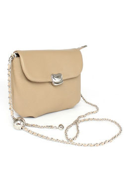 Сумка женская натуральная кожа GU 2066-99147, 1отд+карм/перег, плечевой ремень, капучино SALE 261152