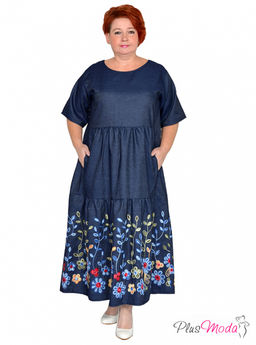 Платье Модель №1467 размеры 44-84 - Plusmoda фото 8