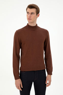 Мужской коричневый свитер Неожиданная скидка в корзине - U.s. polo assn фото 3