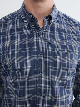 Regular Fit Ekose Gabardin Erkek G?mlek