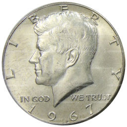 1/2 доллара (50 центов) 1967 года США