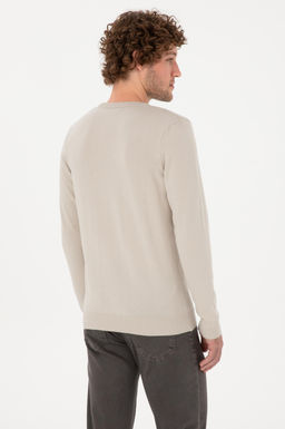 Erkek Slim Fit Bisiklet Yaka Ta_ Basic Kazak - U.s. polo assn фото 5
