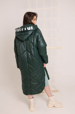 Пальто AMORI 2140 зеленый  фото 2