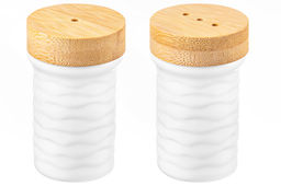 Набор д/специй 2 пр. 10*7*12 см Айсберг волны на металлической подставке - Elan gallery фото 6