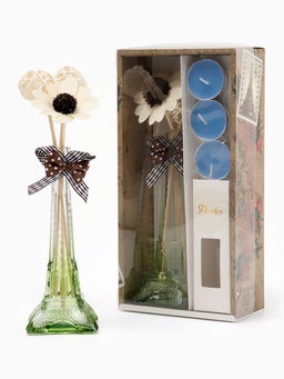 Набор подарочный «Париж» (диффузор и свечи) яблоко, «Богатство Аромата»