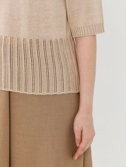 Блузка вязаная