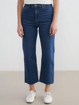 Straight Fit Kad?n Jean Pantolon