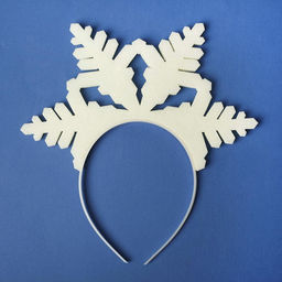 Ободок новогодний карнавальный Снежинка - Страна карнавалия фото 3