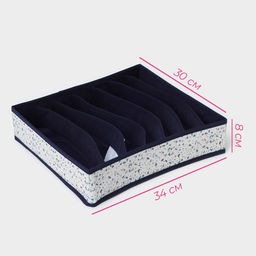 Органайзер для хранения белья Доляна Мармелад, 7 ячеек, 34308 см, белый  фото 3