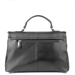 Y9934 black женская кожаная сумка "casual" Barcelo Biagi