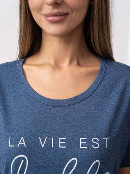 Туника жен.арт.388/3-5,индиго - Binita фото 3