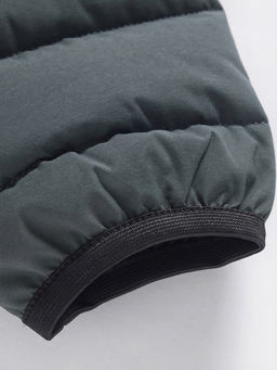 Куртка мужская стёганая с капюшоном с графеновой подкладкой цвета хаки 9623_1Kh