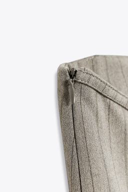PINSTRIPE STRAPLESS DRESS - Zara фото 20
