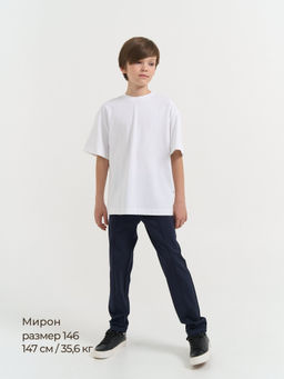 Футболка базовая Белая 7+ - Bungly фото 3