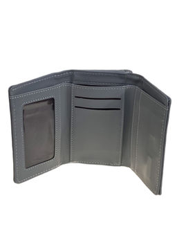 Женский кошелёк из искусственной кожи, цвет серый - Greta фото 2