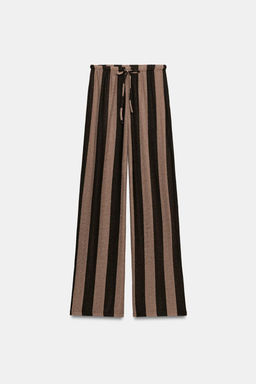 RUSTIC STRIPED TROUSERS - Zara фото 7