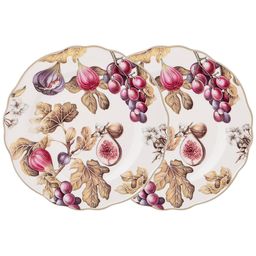 НАБОР ТАРЕЛОК ОБЕДЕННЫХ LEFARD VILLAGE ИНЖИР 2 ШТ. 25,5 СМ