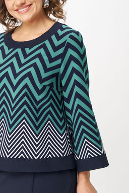 Костюм Aira Style 24126 Ментолово-синий