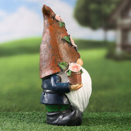 Садовый фонарь Гномик садовод 13х16х27см - Take it easy фото 4